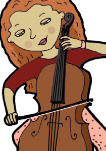 Girl playing cello