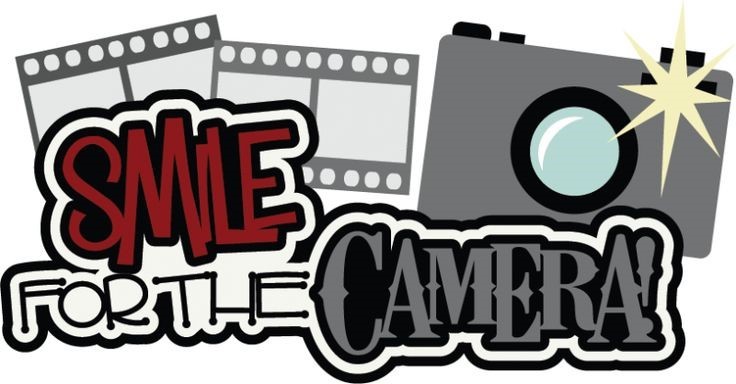 smile for the camera clipart